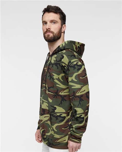 Unisex Camo Fleece Hoodie Sweatshirt - 3969 19