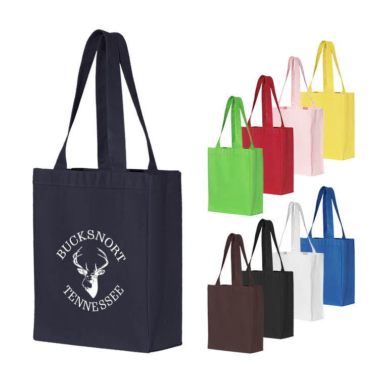 12 Oz. 100% HEAVY CANVAS SHOPPING TOTE BAG_R935EBT 11