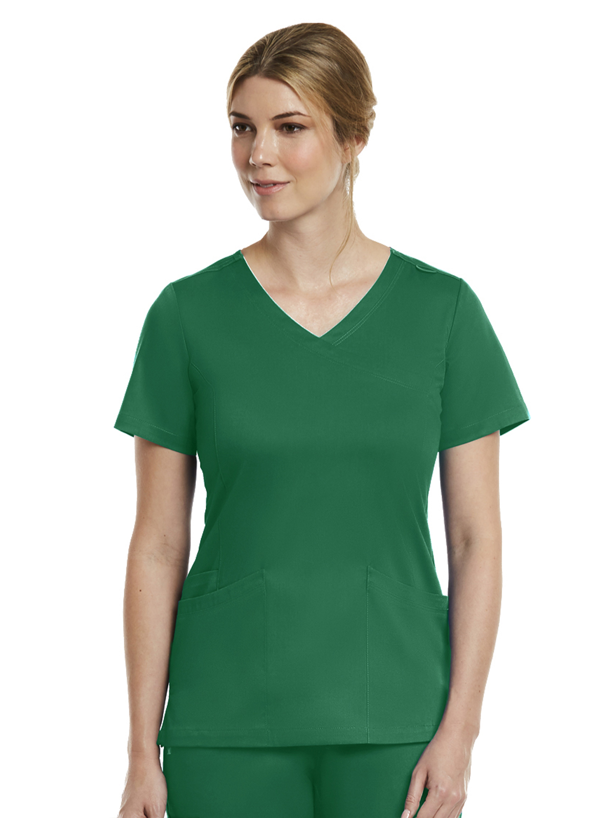 Maevn - Matrix - Women's Three-Pocket Curved Mock Wrap Top 11