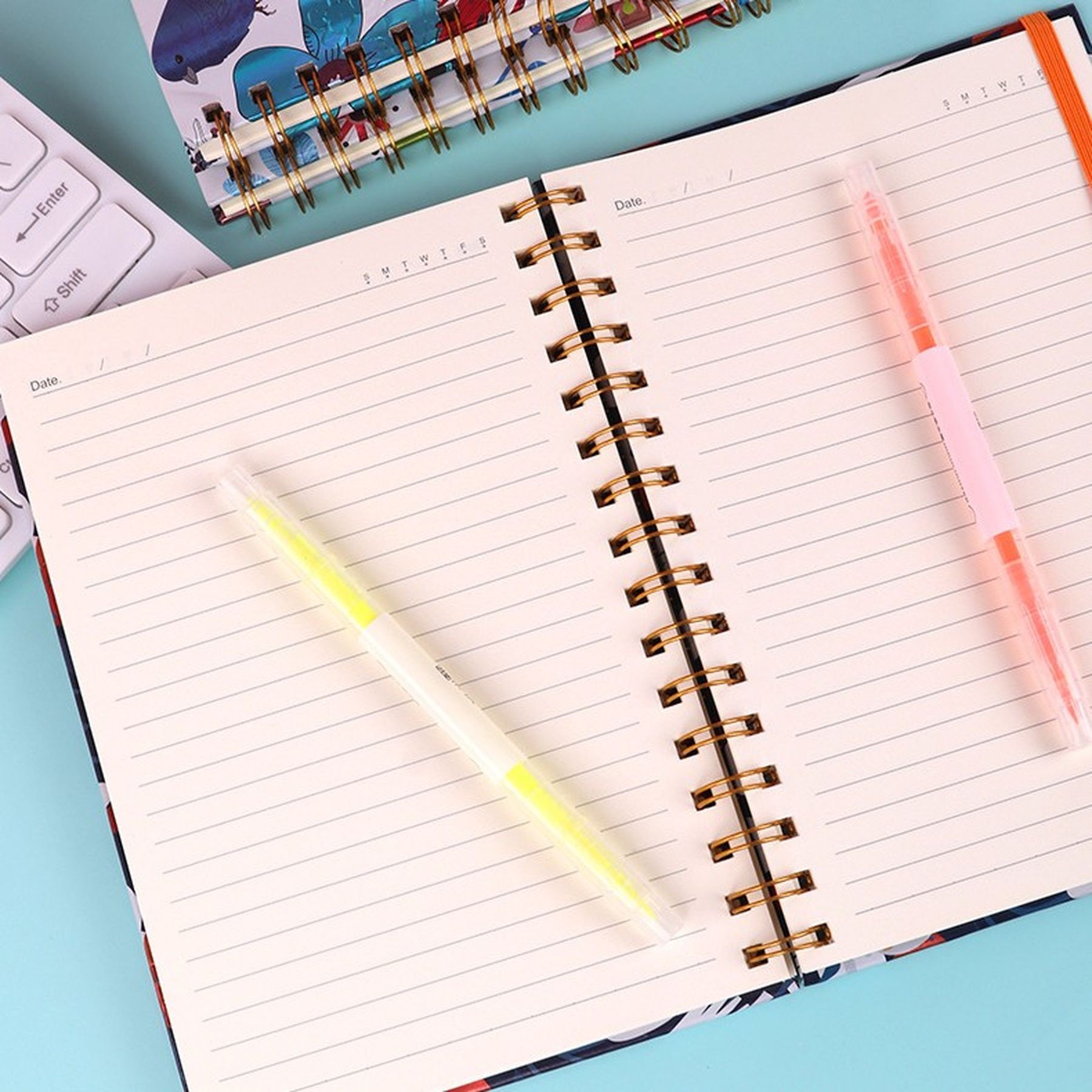 A5 Spiral Notebook Hardcover 160 Pages Spiral Journal 2