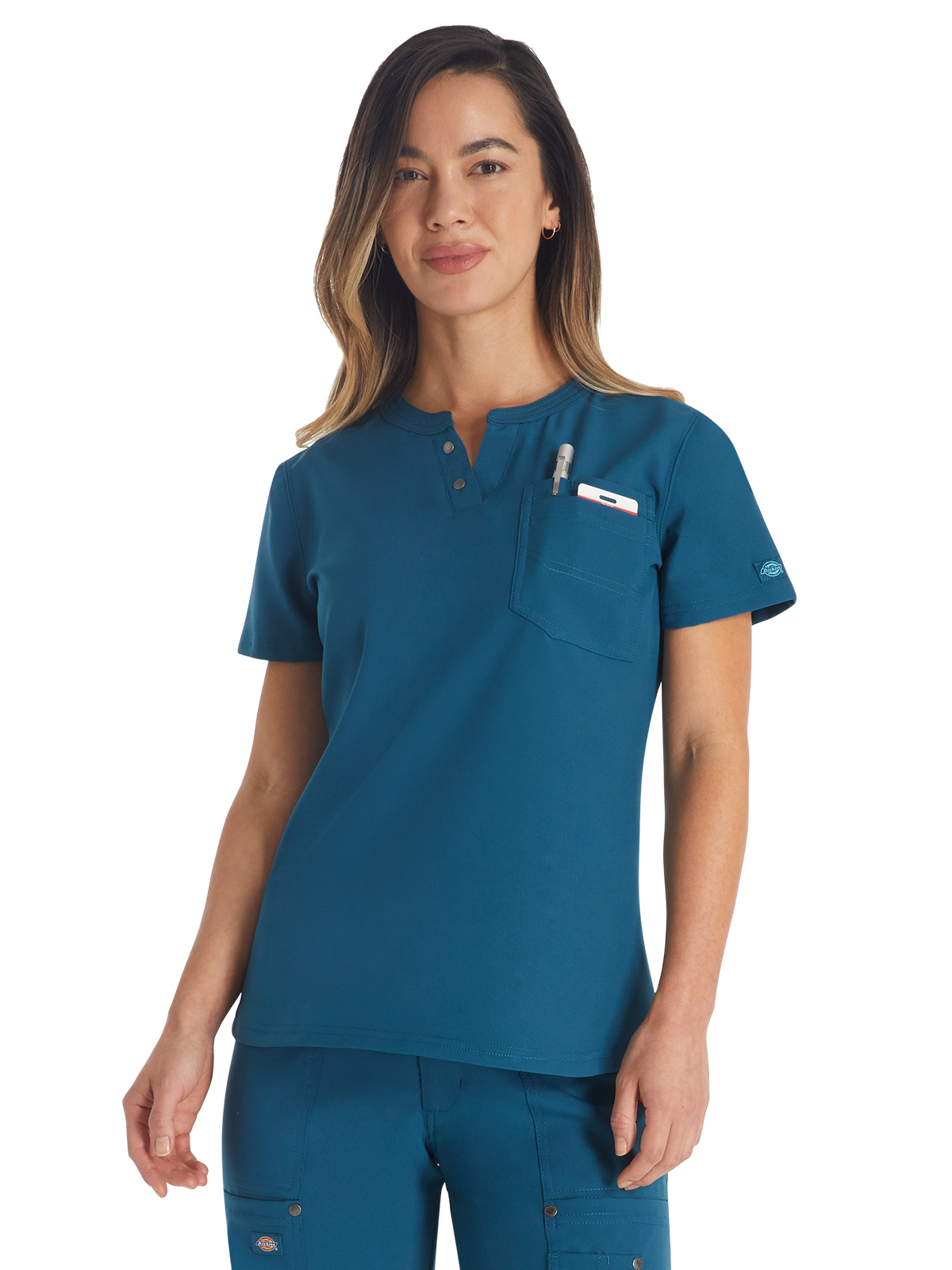 Dickies Medical - EDS NXT - Women's 1-Pocket Henley Top