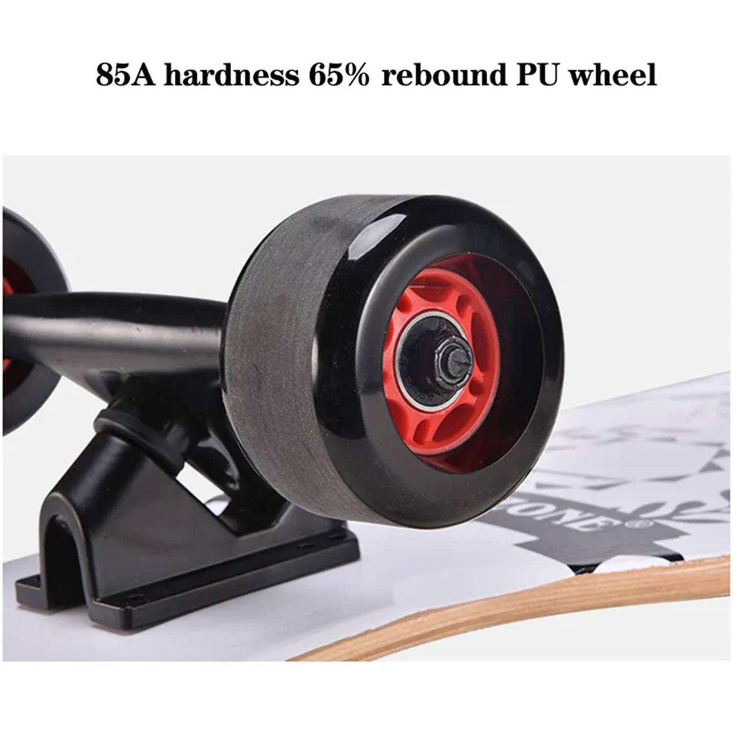 42" Kids Adults Maple Wood PU Wheels Longboard Skateboard 7