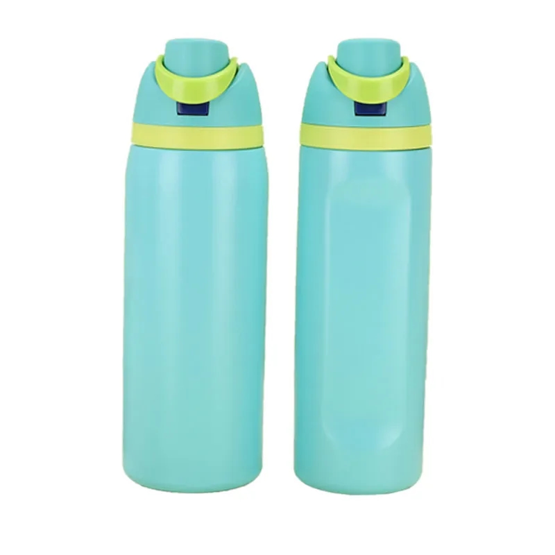 24 Oz Double Layer Insulated Water Bottle With Straw, custom water bottle with logo imprint 2