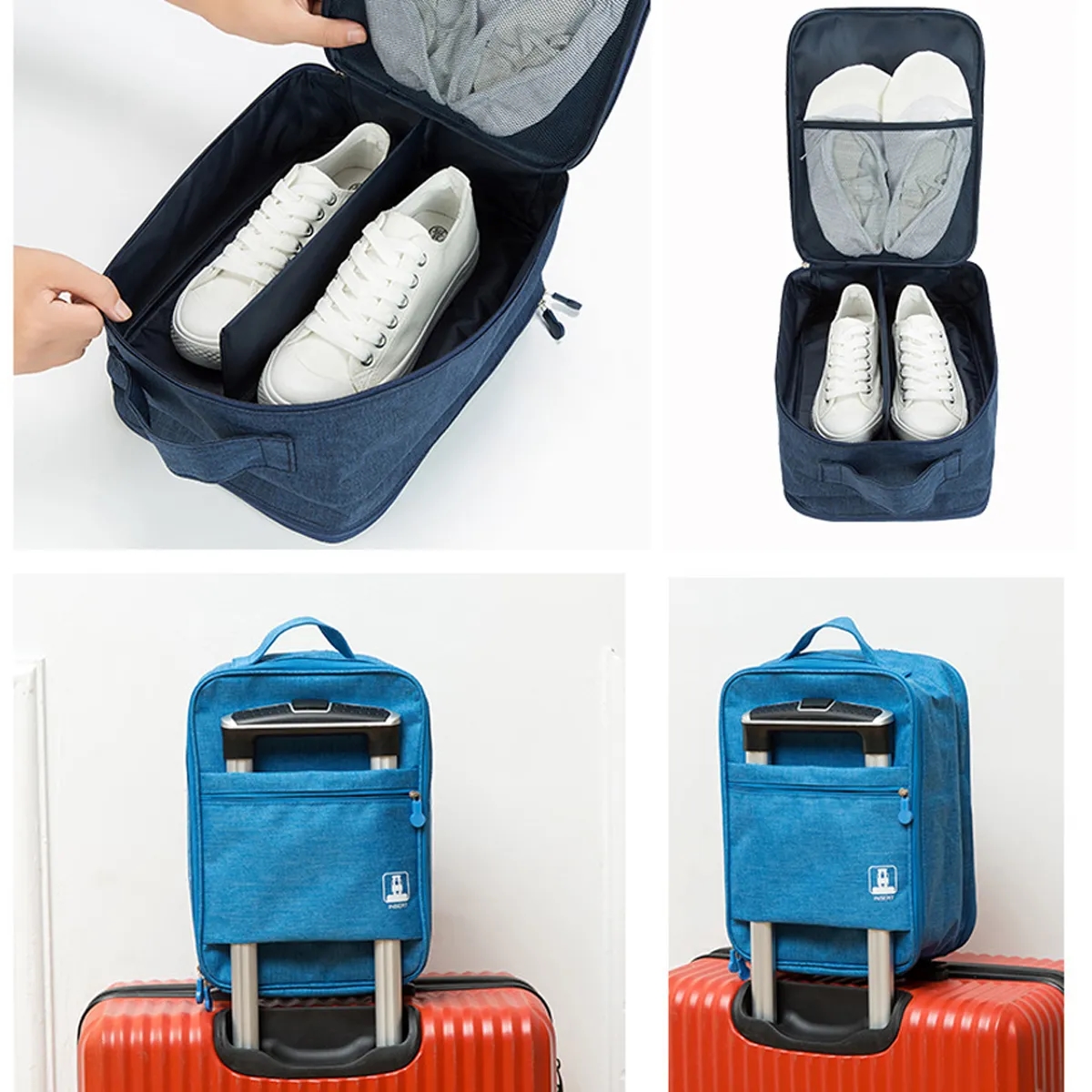 Travel Shoes Bags with Compartments 4