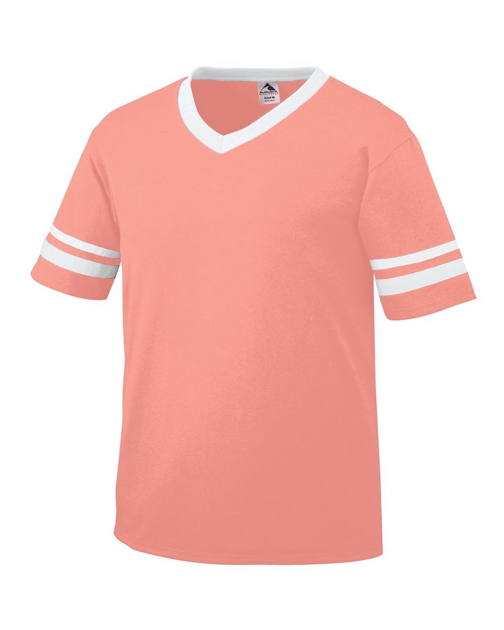 V-Neck Jersey with Striped Sleeves - 360 40