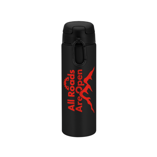 FastFlow Recycled Aluminum Bottle with Flip Lid, custom water bottle with logo imprint 155