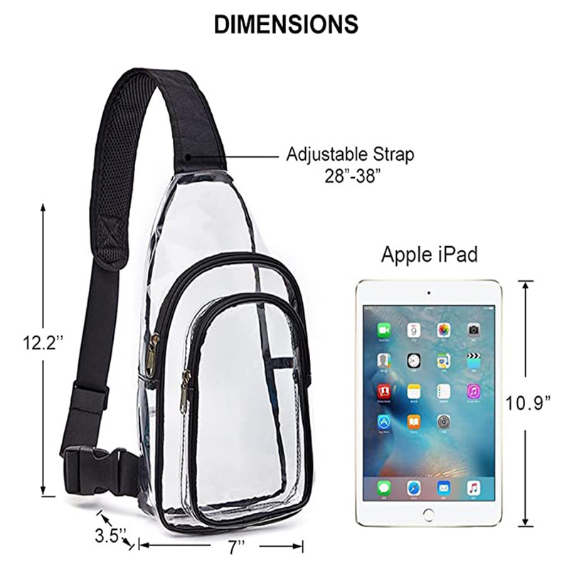 PVC transparent shoulder bag 5