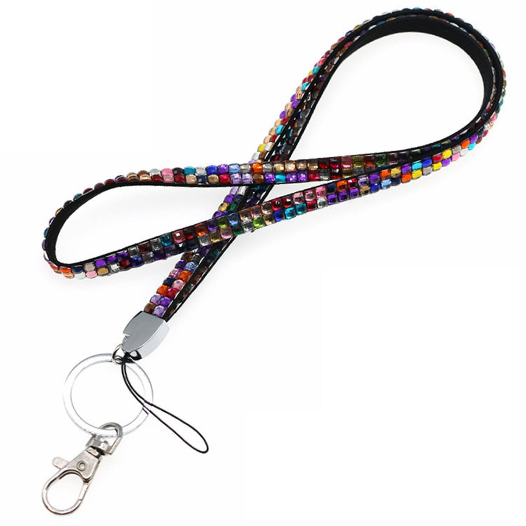 Rhinestone diamond with phone lanyard 9