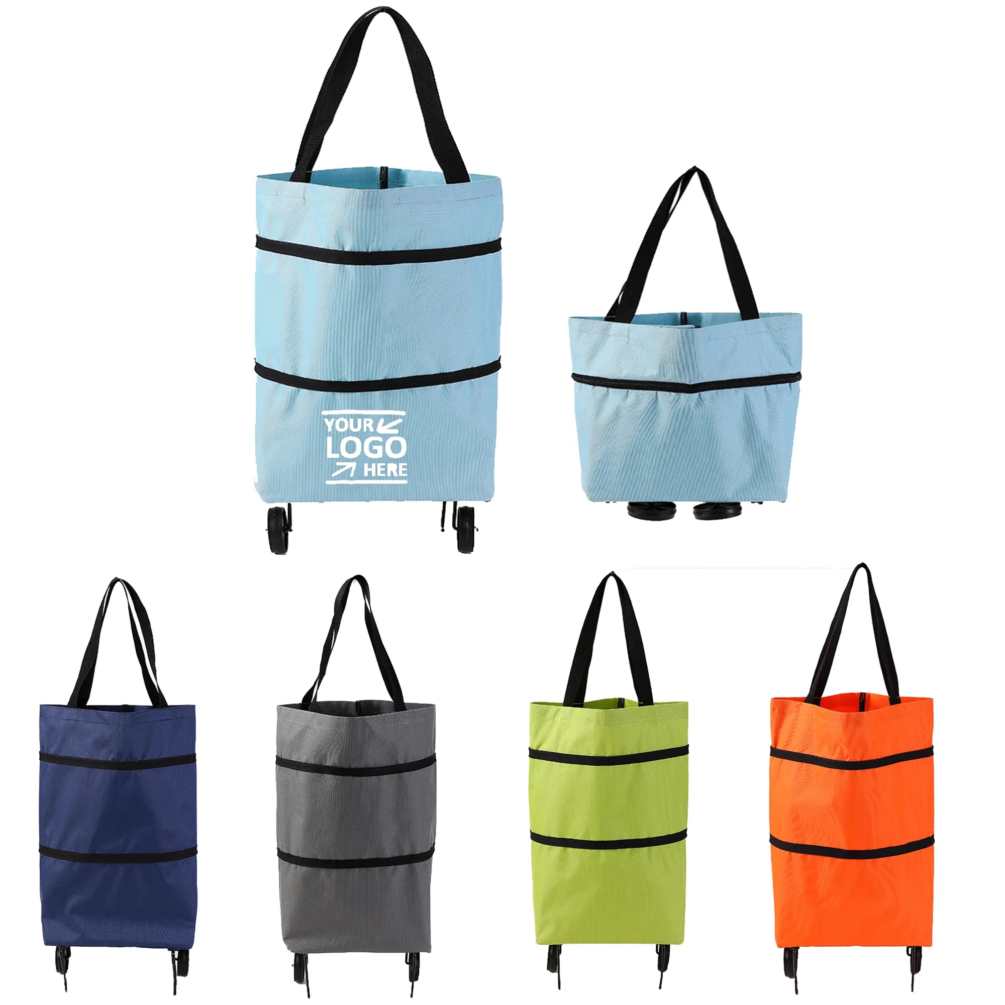 Foldable Large Overnight Weekender Bag With Wheels 5