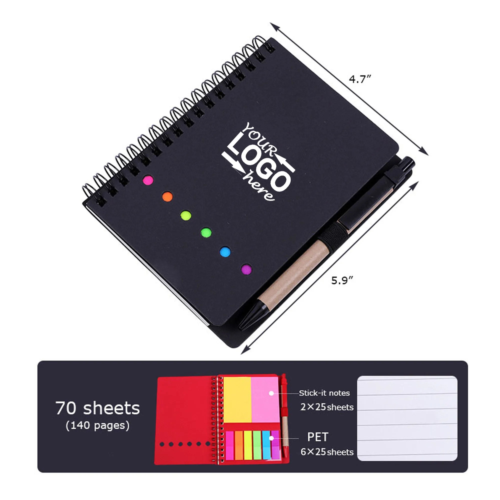 3 in 1 Spiral Notebook Set 1