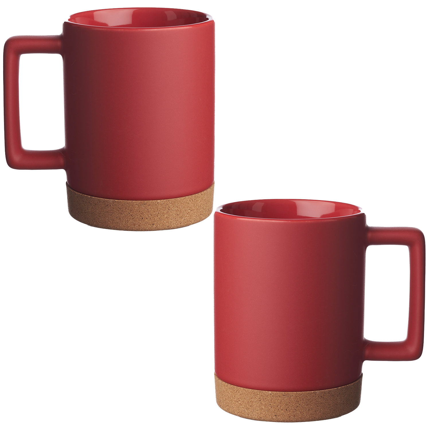 Matte Cork Base Ceramic Mug, 15 oz. 3