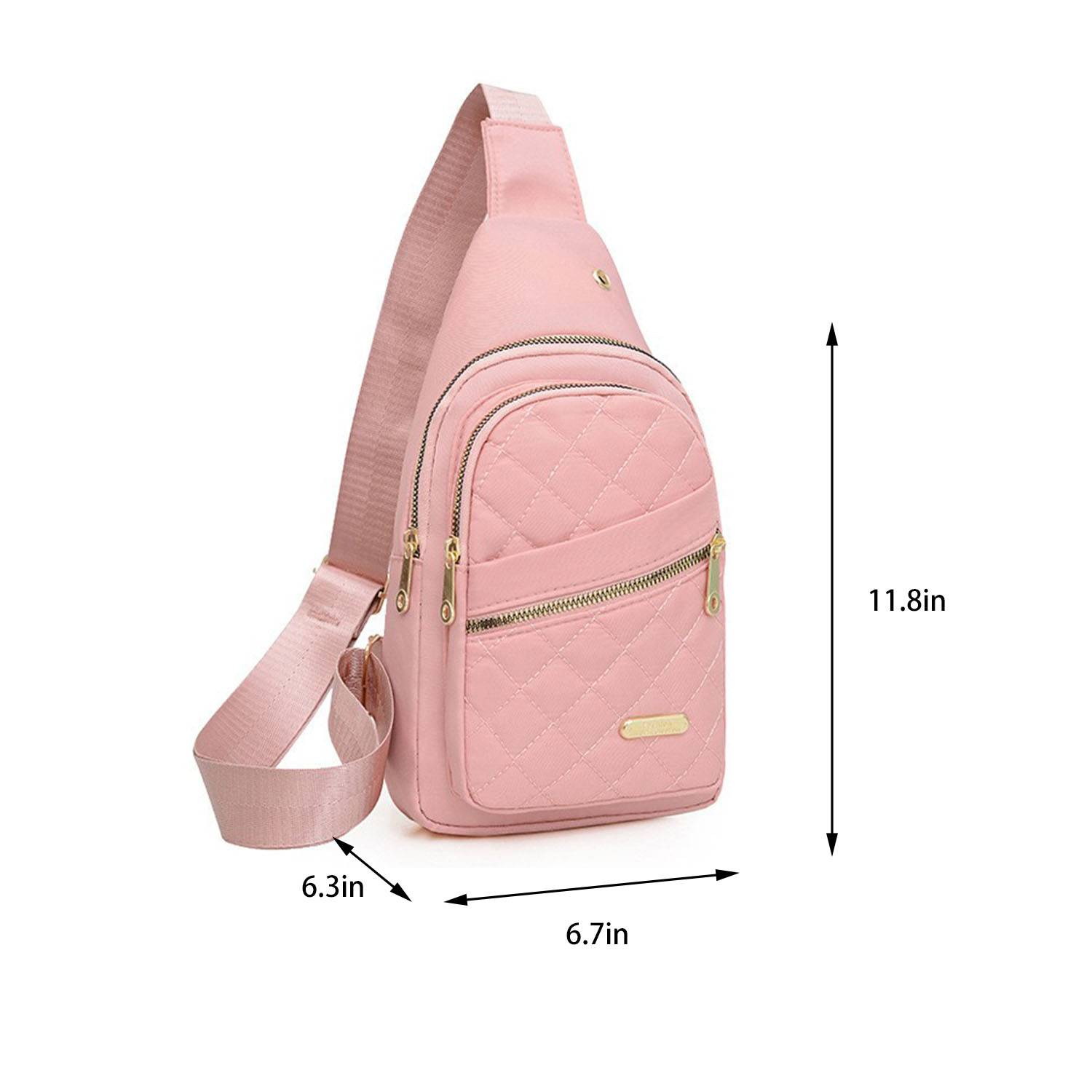 Multi-Pocket Fanny Pack w/ Zipper Closure 2