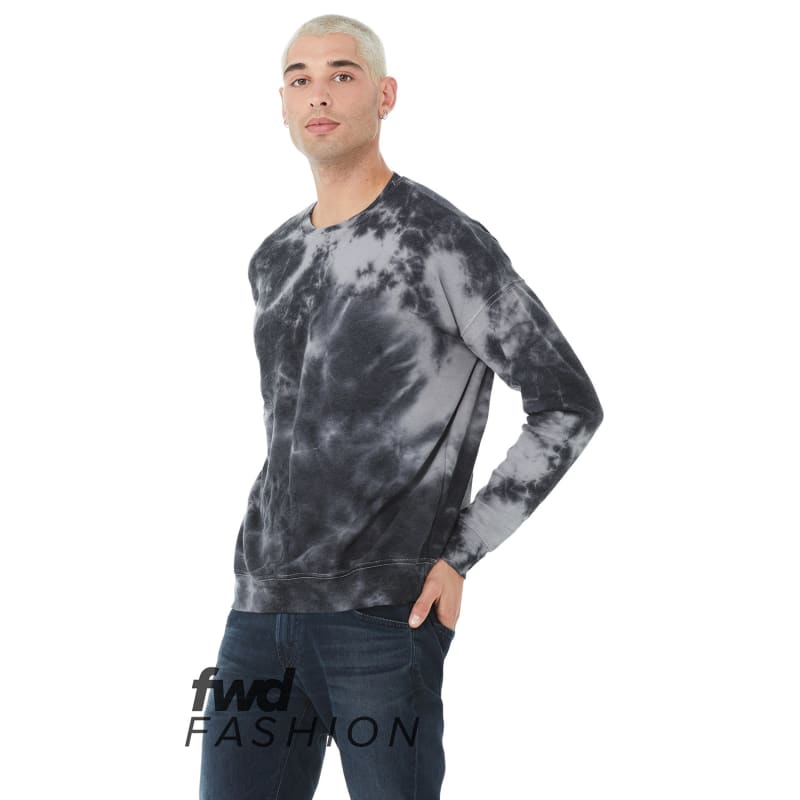 Bella + Canvas FWD Fashion Unisex Tie-Dye Pullover Sweatshirt 18