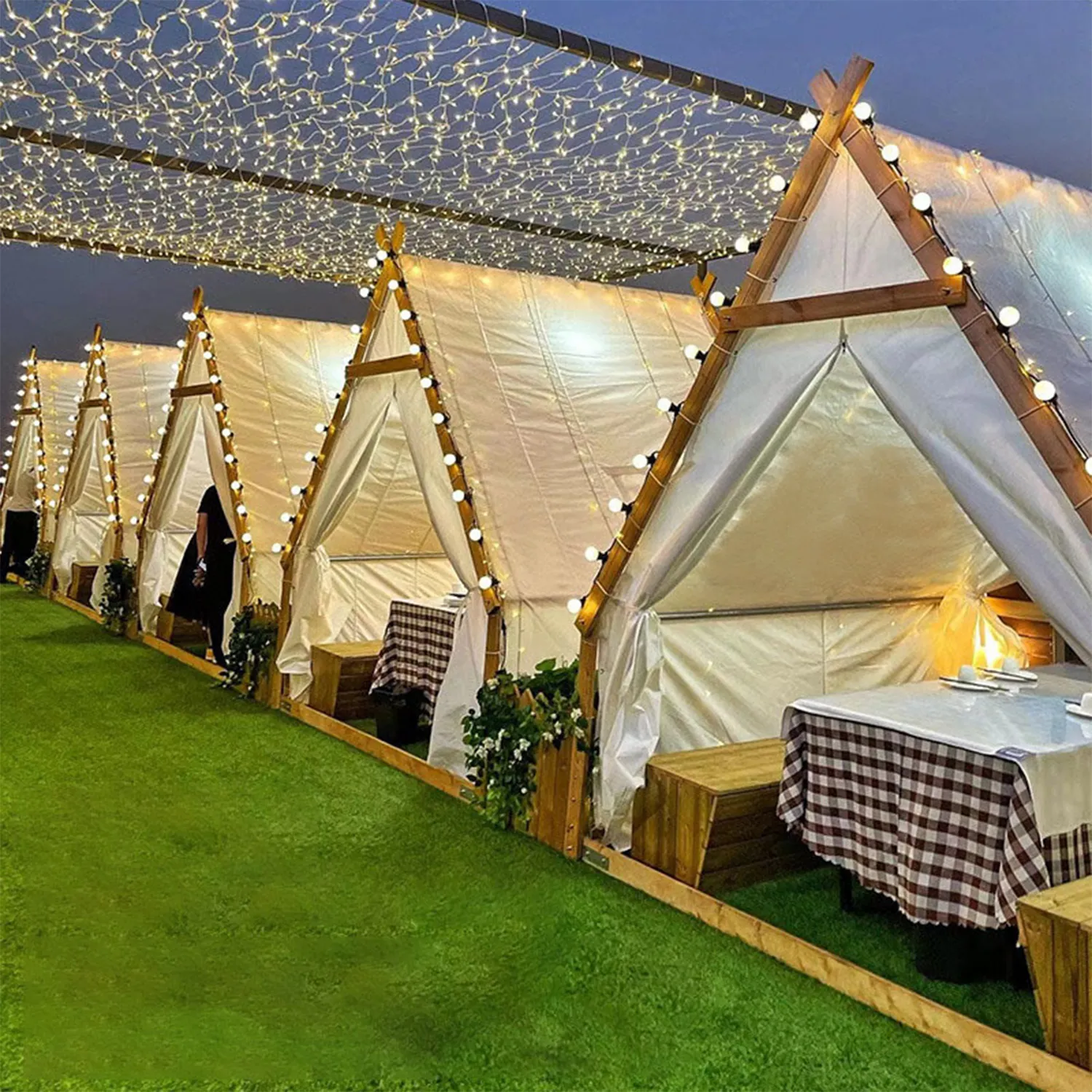 Outdoor Camping Triangle Tent 3