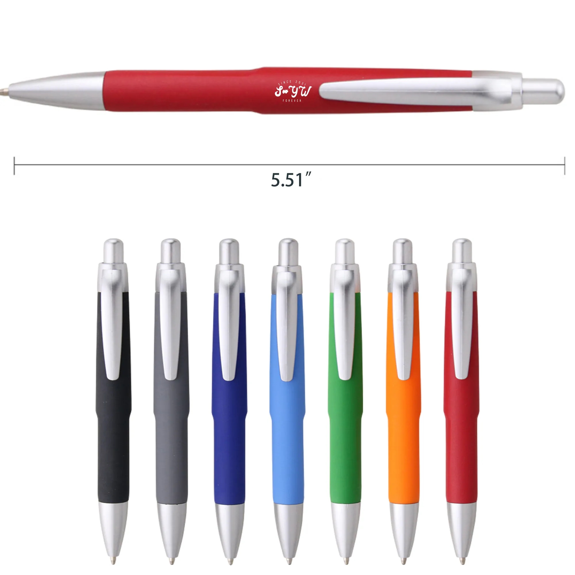 Retractable Stylus Ballpoint Pen