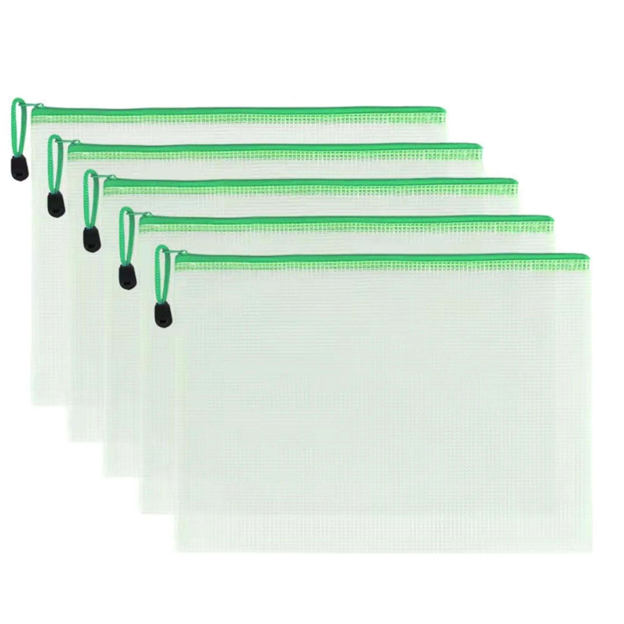A4 Mesh Document Sleeve File Bag with Zipper 1