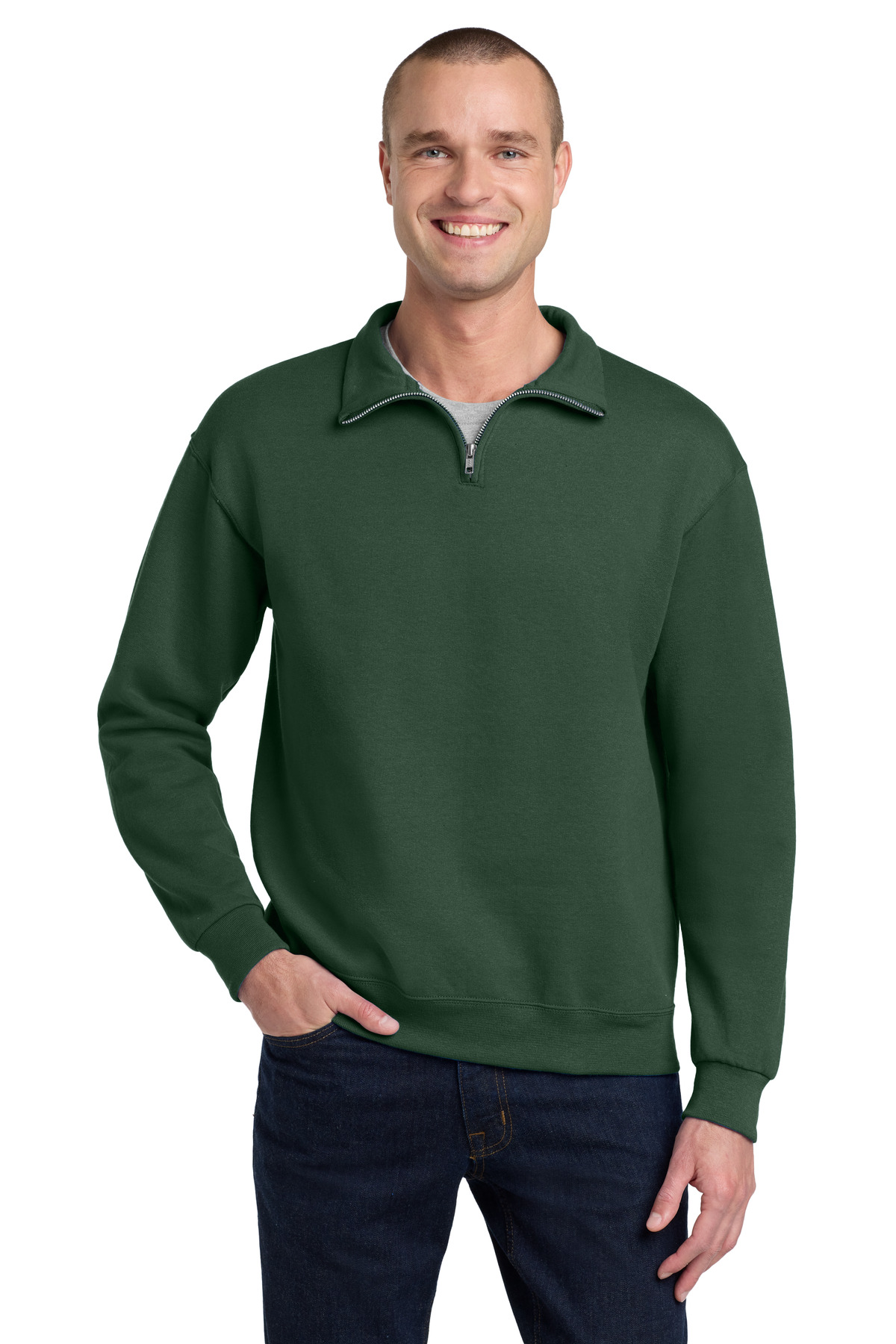 Jerzees - NuBlend 1/4-Zip Cadet Collar Sweatshirt. 995M 67