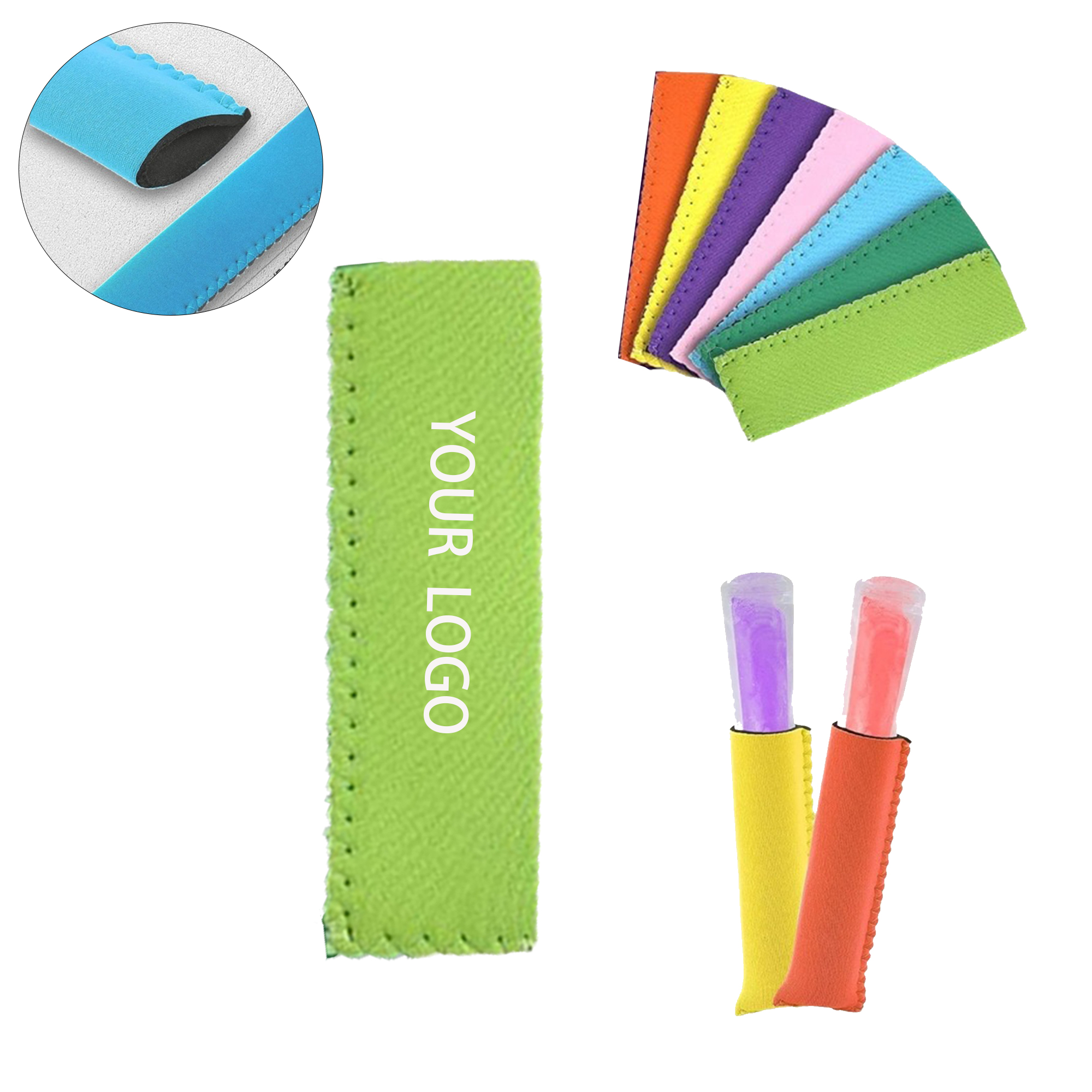 MOQ:50pcs Customizable Popsicle Sleeves 2