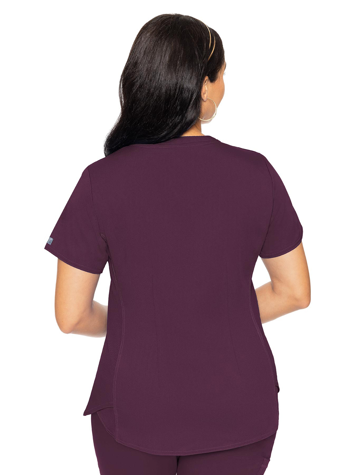 Med Couture - MC Touch - Women's 4-Pocket V-Neck Shirttail Top 22