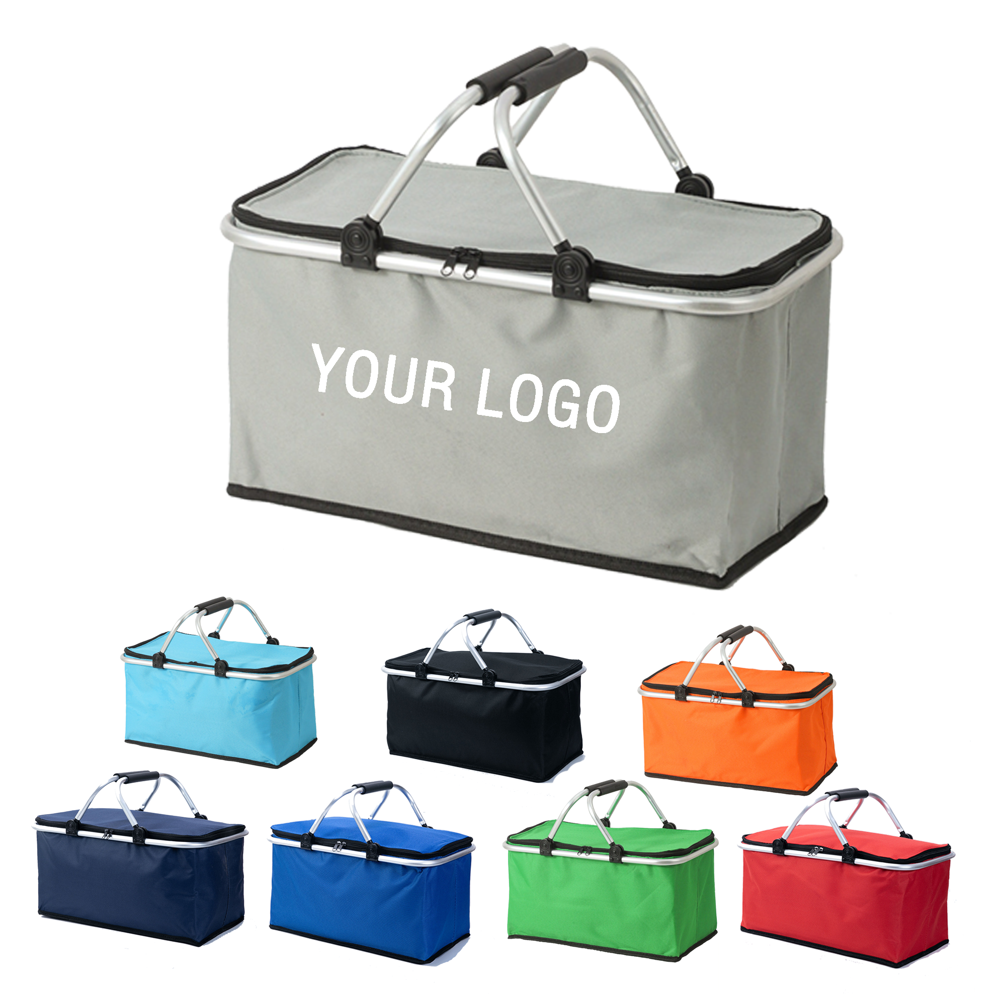 MOQ 20 PCS Portable Foldable Picnic Basket 2