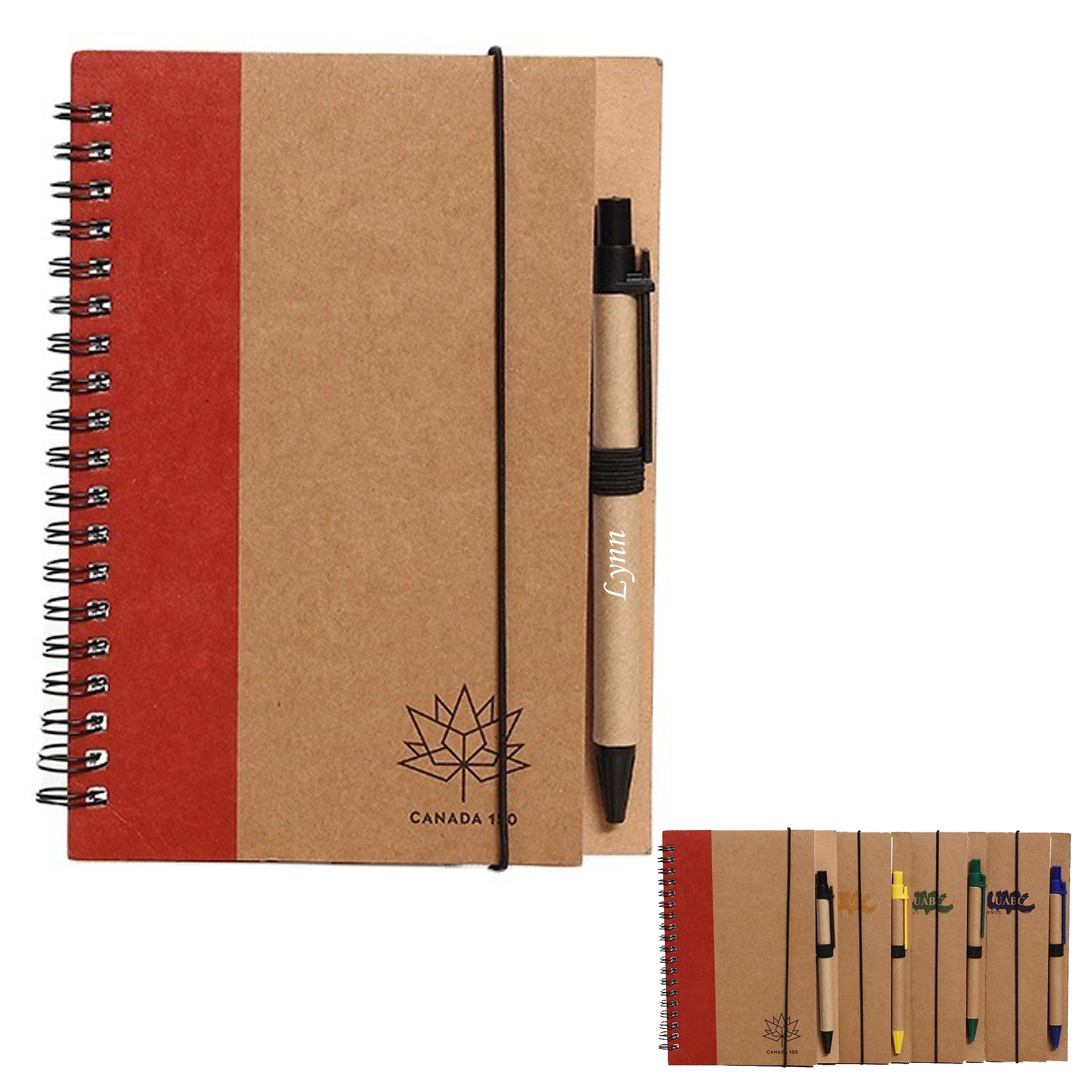 A5 Spiral Notebook with Pen 1