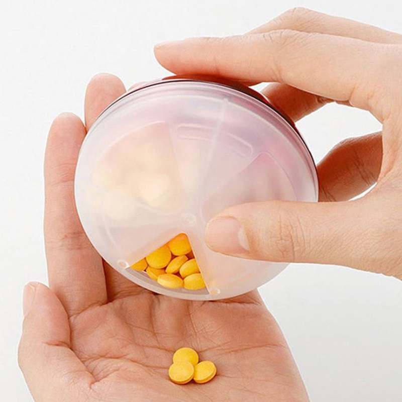 Clear Round Pill Box 3