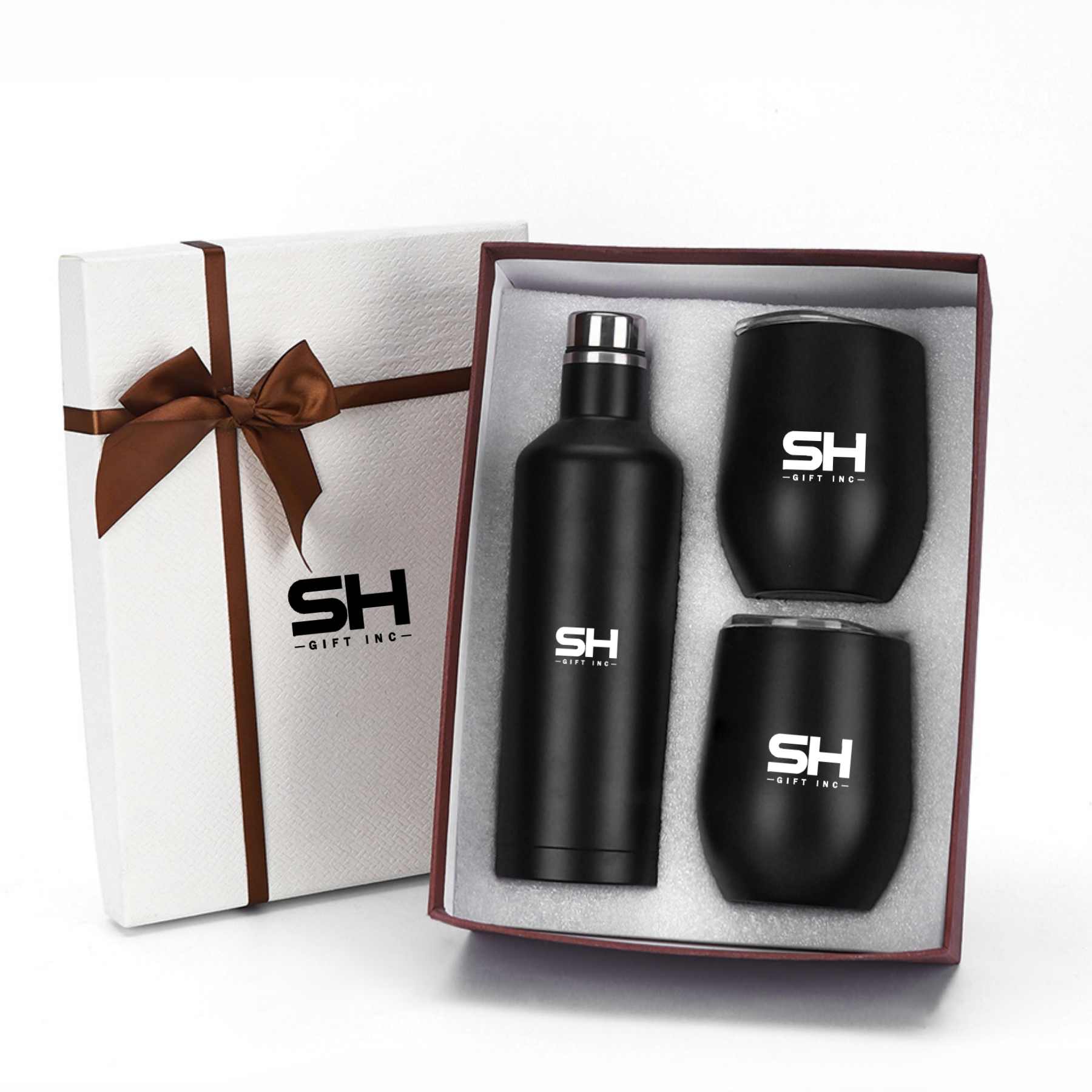 Insulated Wine Tumbler and Bottle Gift Set 3