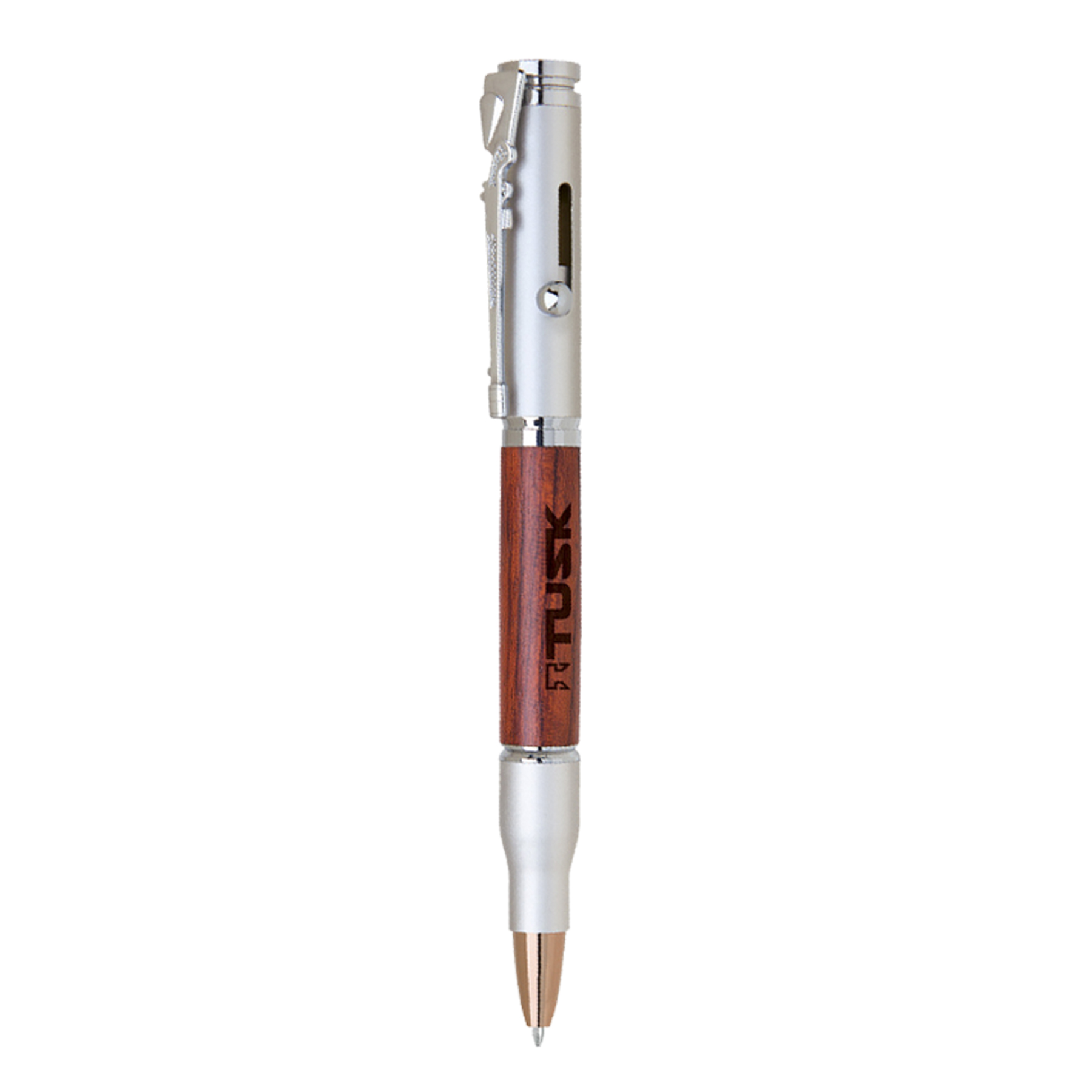 Kielder Bolt Action Wood & Brass Pen 3