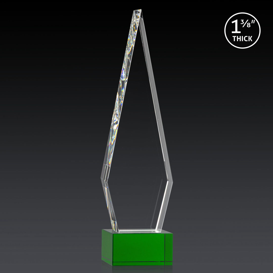 Springfield 3D Award on Hancock Base - Green 4