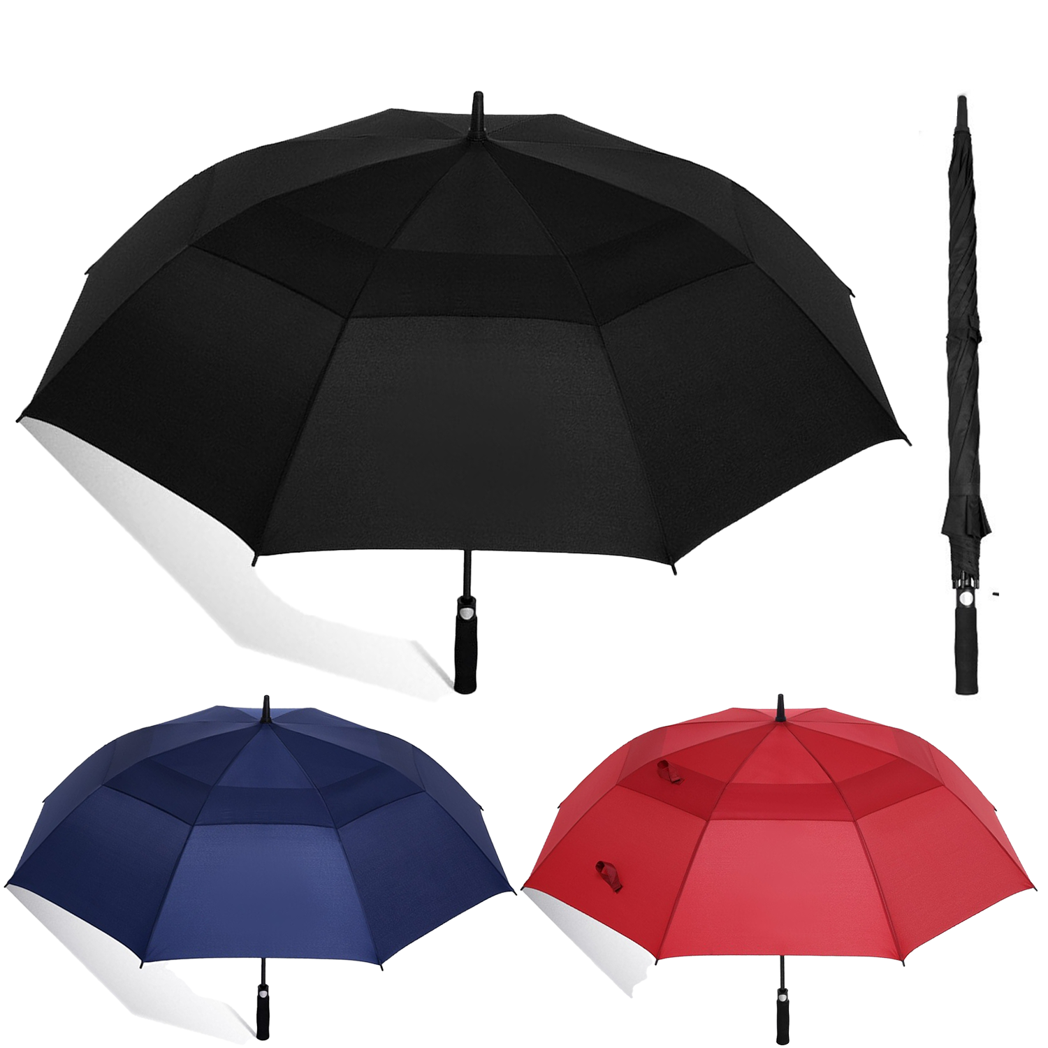8 Rib Durable Golf Windproof Umbrella 10