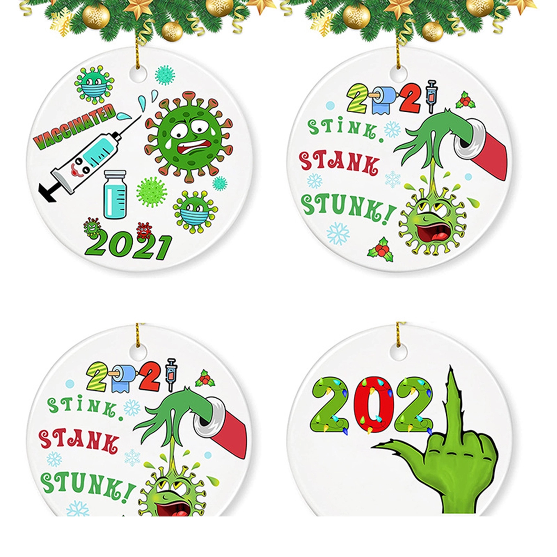 2021 Xmas Christmas Ornament decoration 3
