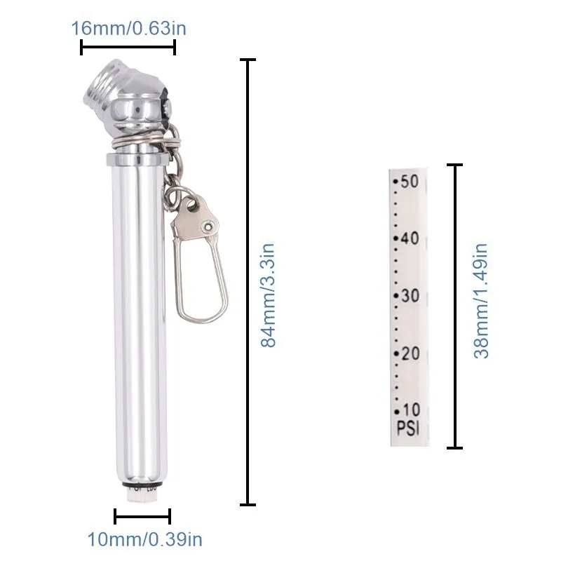Mini Tire Gauge W/ Key Chain 5