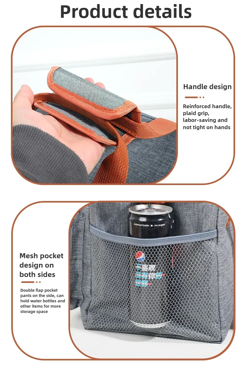 Insulated Picnic Cooler Tote with Shoulder Strap 5