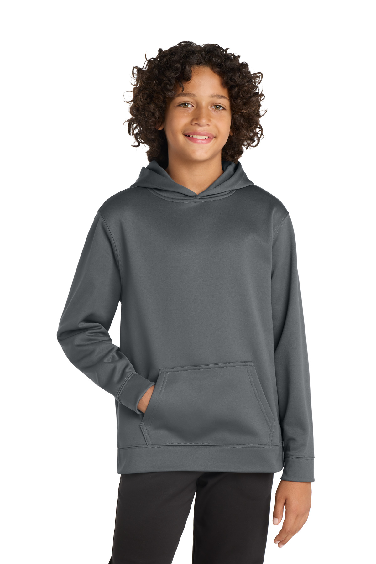 Sport-Tek Youth Sport-Wick Fleece Hooded Pullover. YST244 38