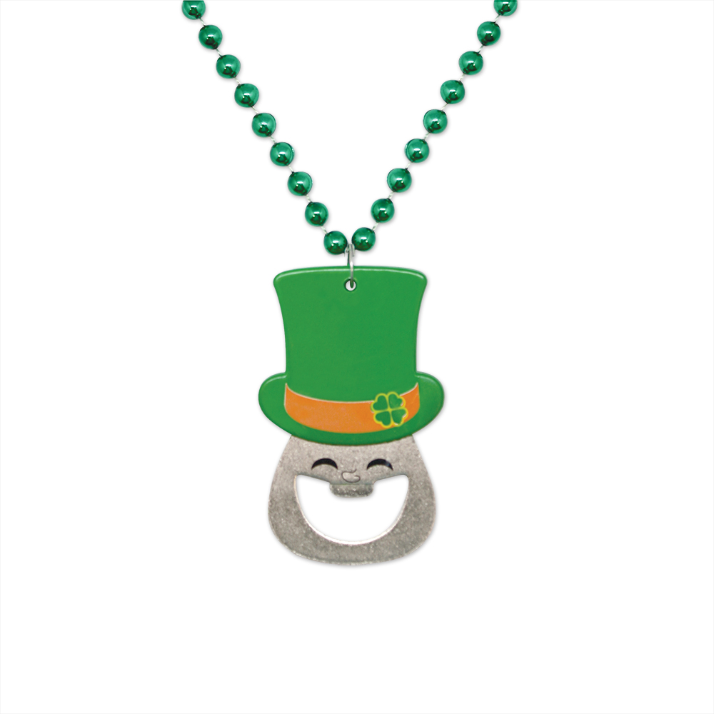 Leprechaun Bottle Opener Medallion Beads 3
