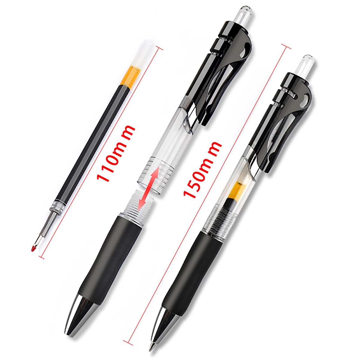 Office School Home Work Point Rollerball Gel Ink Pens 7
