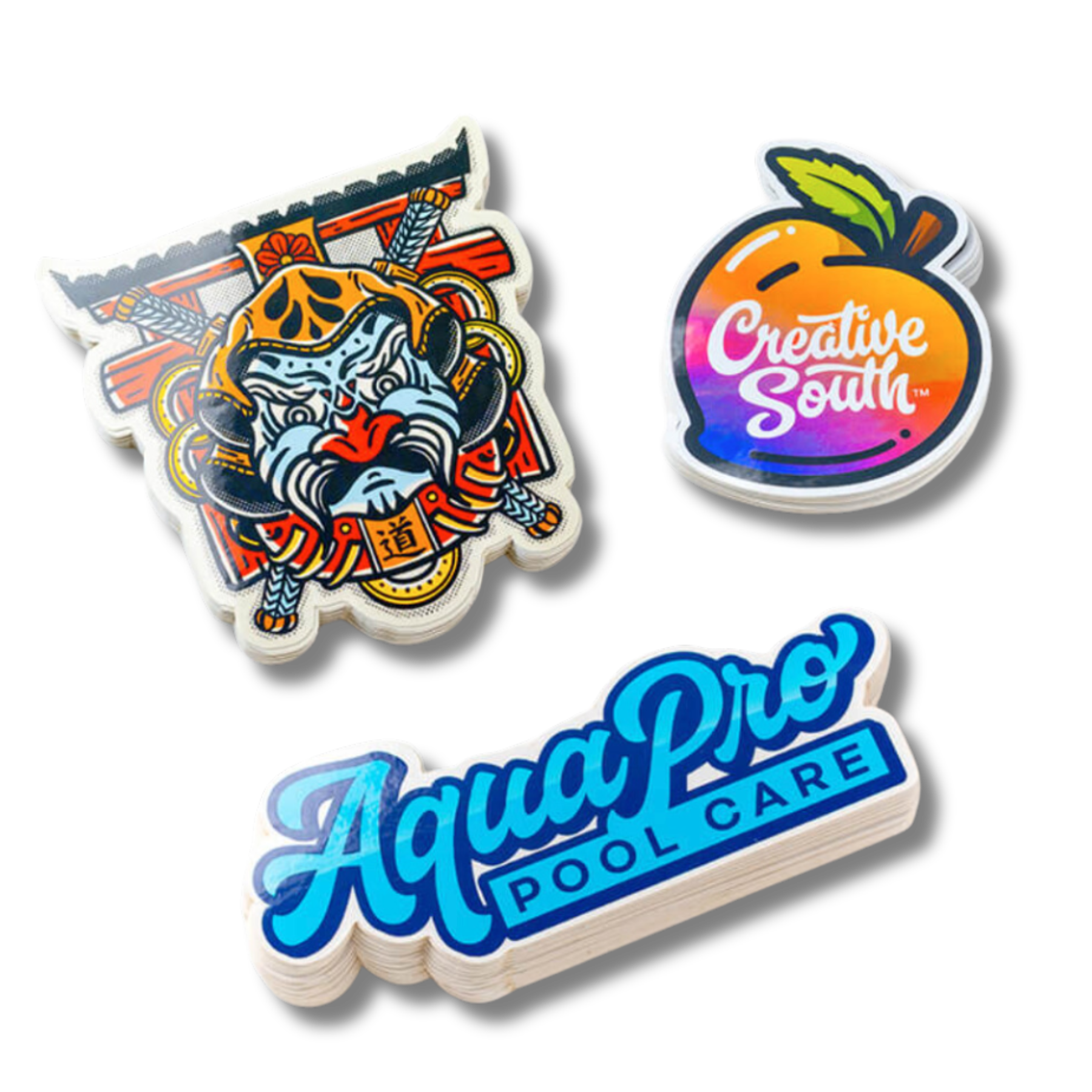 Sticker Pack of 3 Decals includes 1S Backer (Domestically Produced)