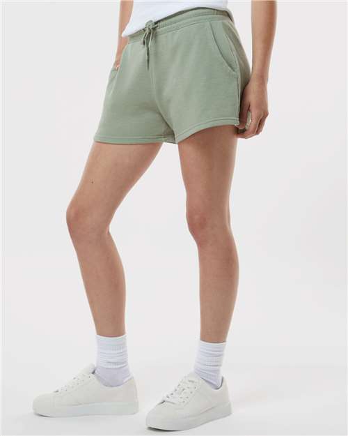 Women's Lightweight California Wave Wash Fleece Shorts - PRM20SRT 52
