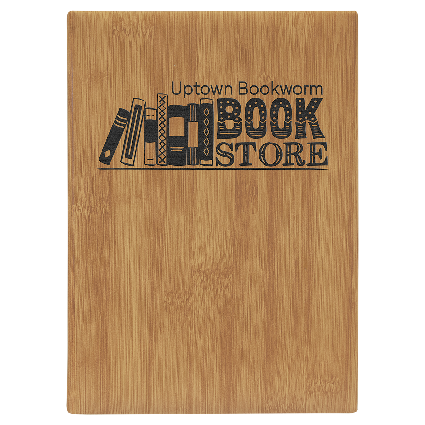 Laser Engraved Leatherette Unlined Journal (7"x 9.75") 3