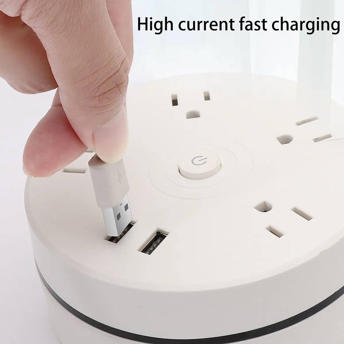 Retractable Portable Travel Power Strip 5