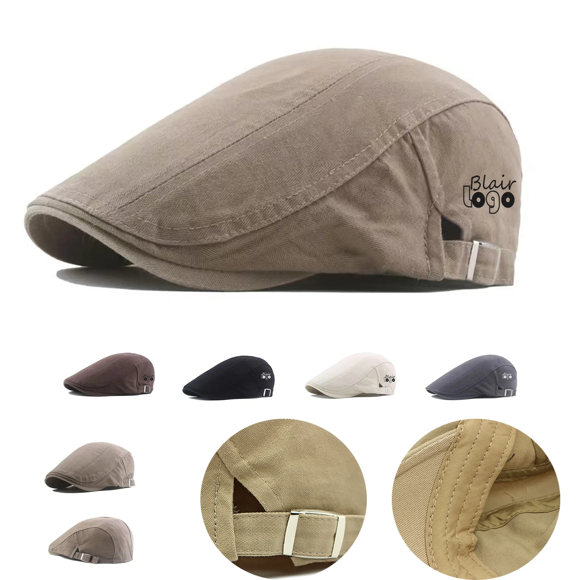 Cotton Ivy Cabbie Cap