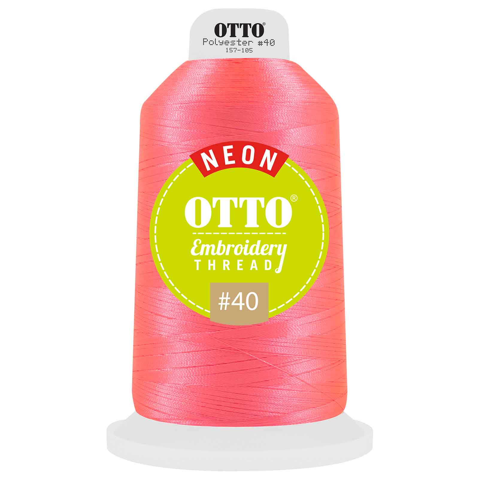 OTTO Embroidery Neon Thread #40 5,500 yd. King Cone 36