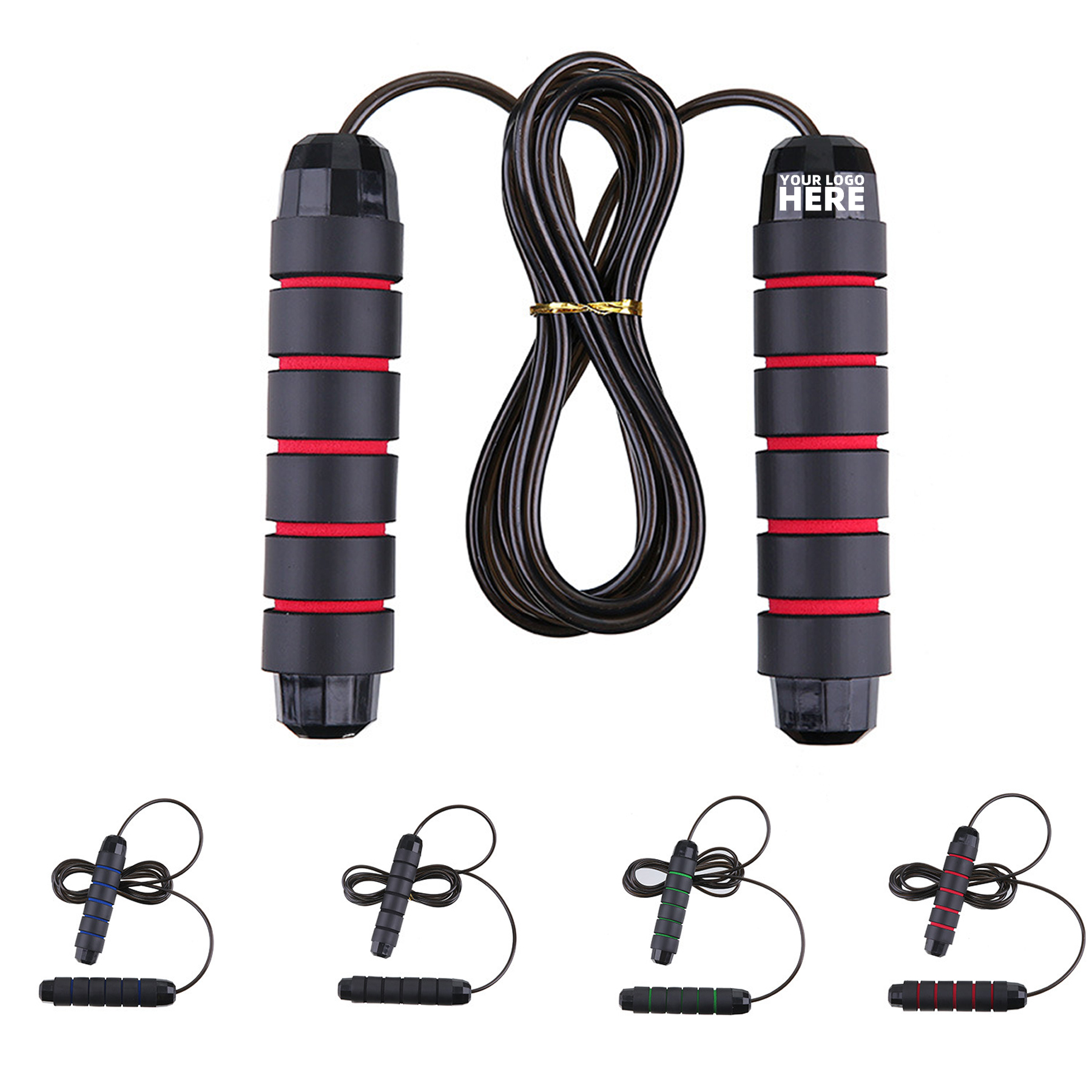 Adjustable Steel Jump Rope Workout With Foam Handles 1