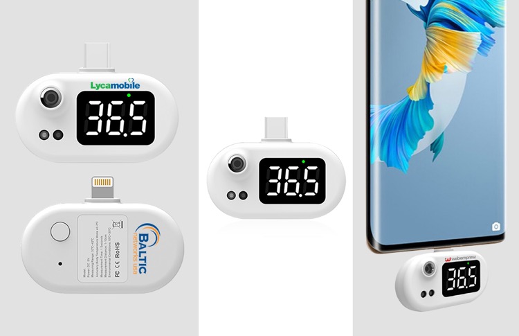 Smart Phone Mini Infrared Thermometer 4