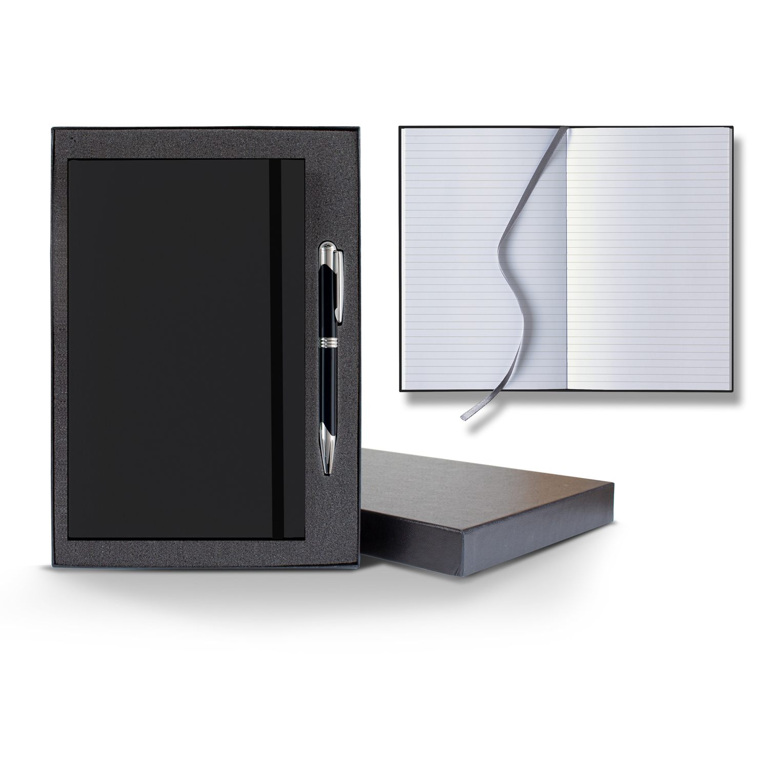 Castelli Matra Banded Medio Lined White Page Journal Gift Set 13