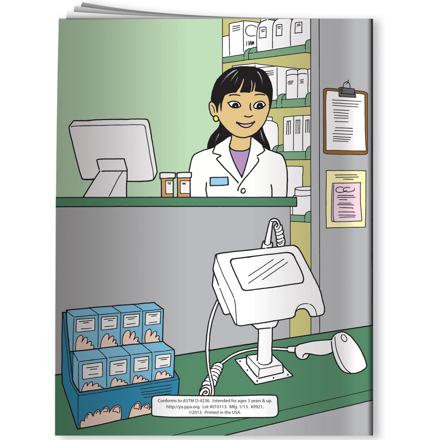 Coloring Book - My Visit to the Pharmacy 5