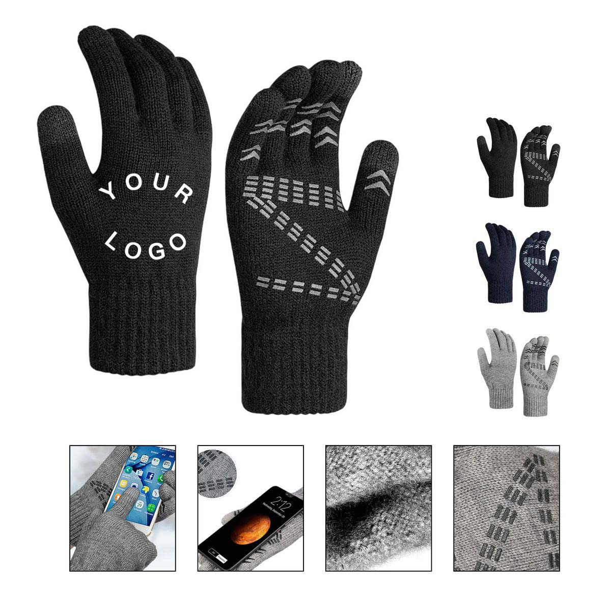 Touchscreen Gloves with Wool Lining for Cold Weather 4
