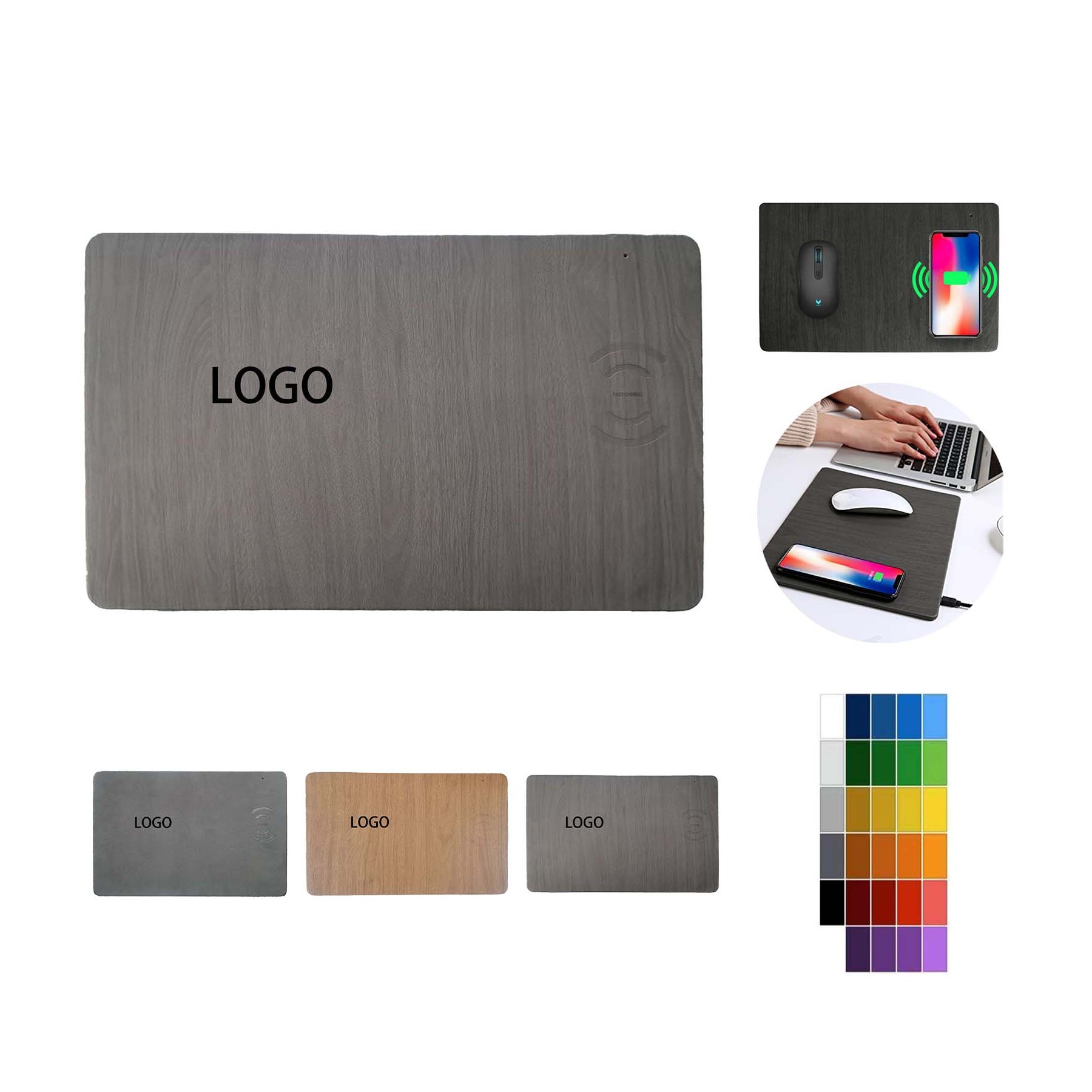 Wireless Charging Mouse Pad