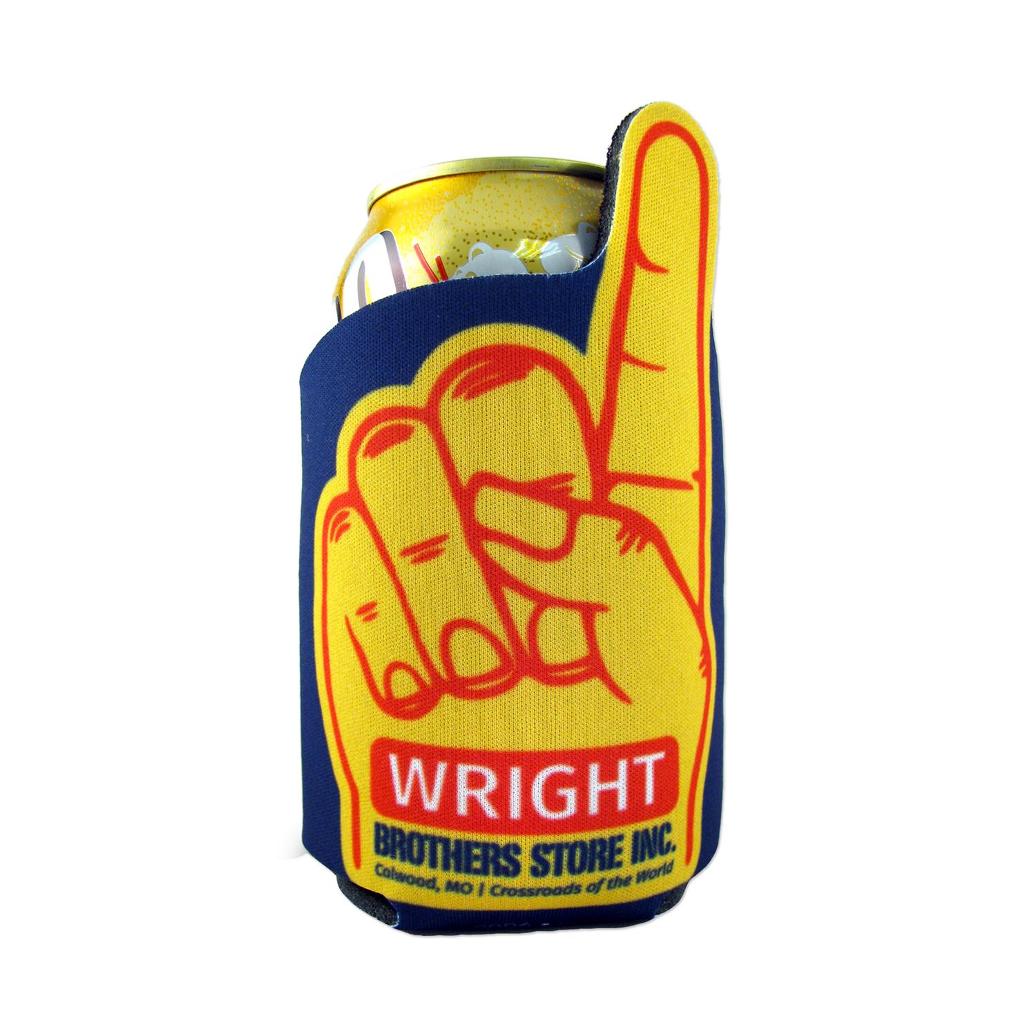 USA Made Dye Sub #1 Finger Shaped Cooler 1