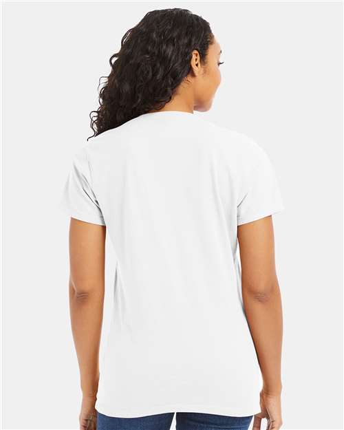 Women's Garment-Dyed V-Neck T-Shirt - GDH125 63